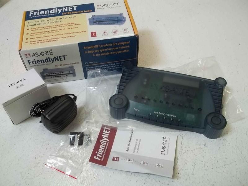 ASANTE 6120600-01 MODEL FS5005C *NEW IN BOX*