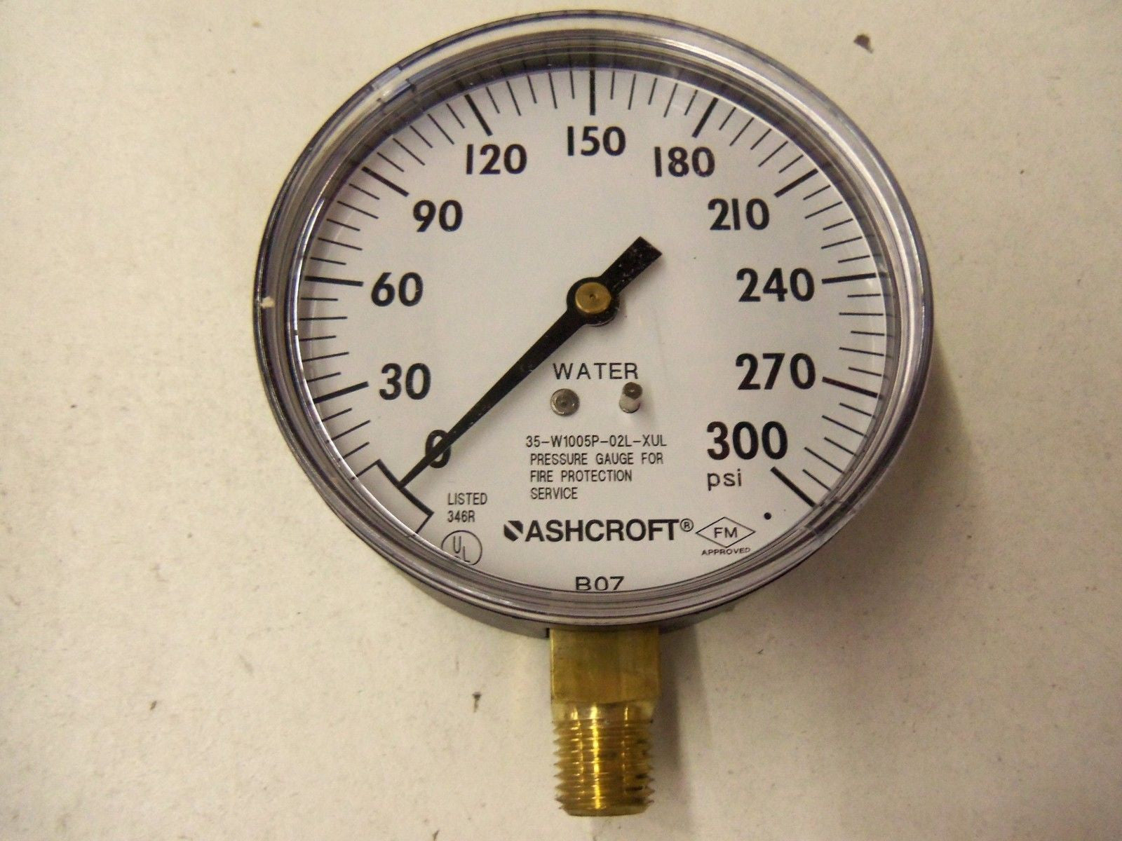 ASCHROFT 35W1005PH 02L XUL PRESSURE GAUGE  *NEW IN BOX*