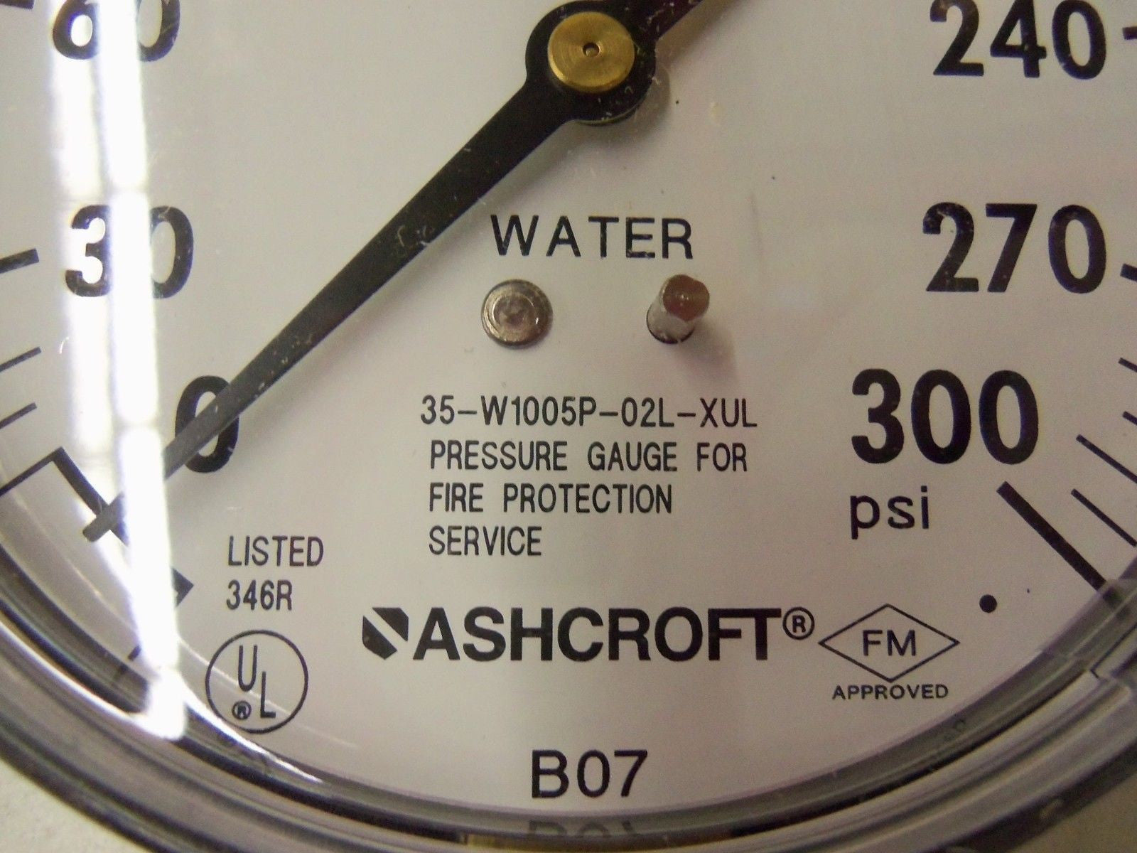 ASCHROFT 35W1005PH 02L XUL PRESSURE GAUGE  *NEW IN BOX*