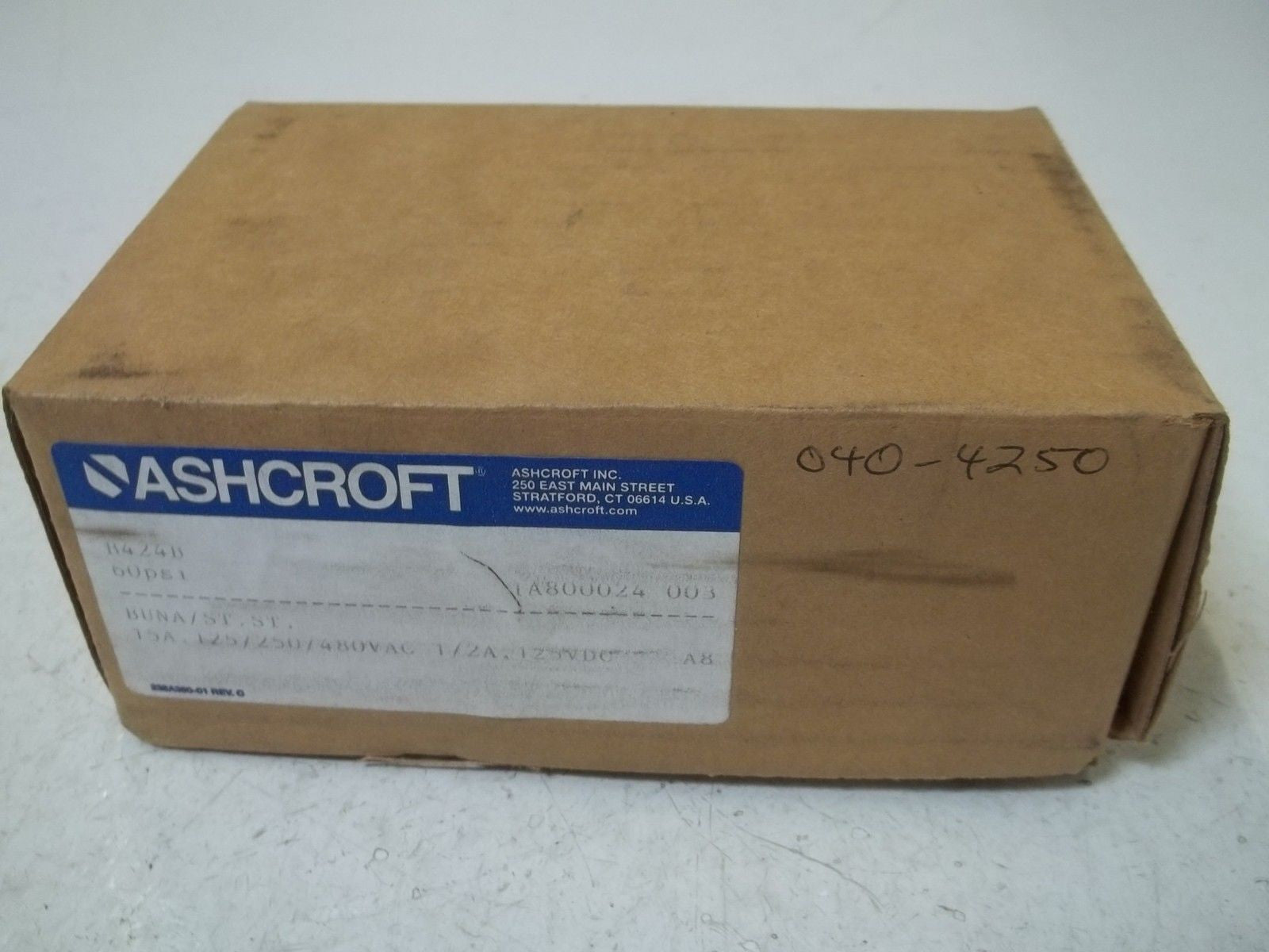ASCHROFT B424B 60PSI *NEW IN BOX*