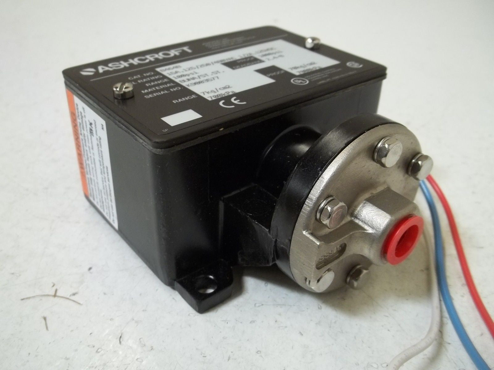ASCHROFT B464B PRESSURE SWITCH 100PSI *NEW IN BOX*