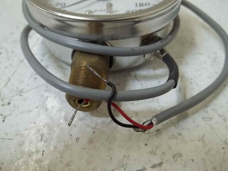 ASCHROFT X2HD02L4FL200#-LJ GAUGE 0-200*USED*