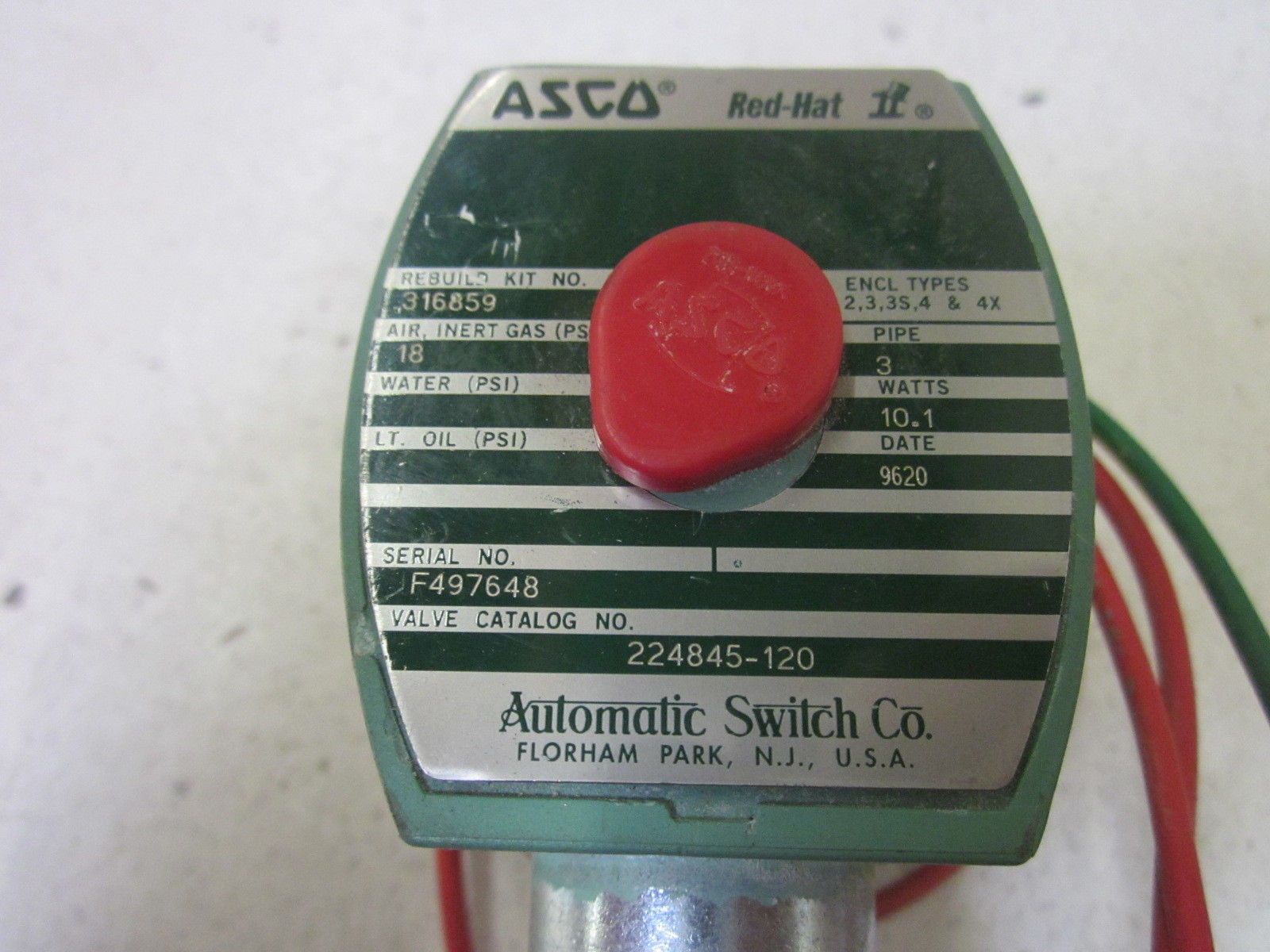ASCO 224845-120 *NEW NO BOX*