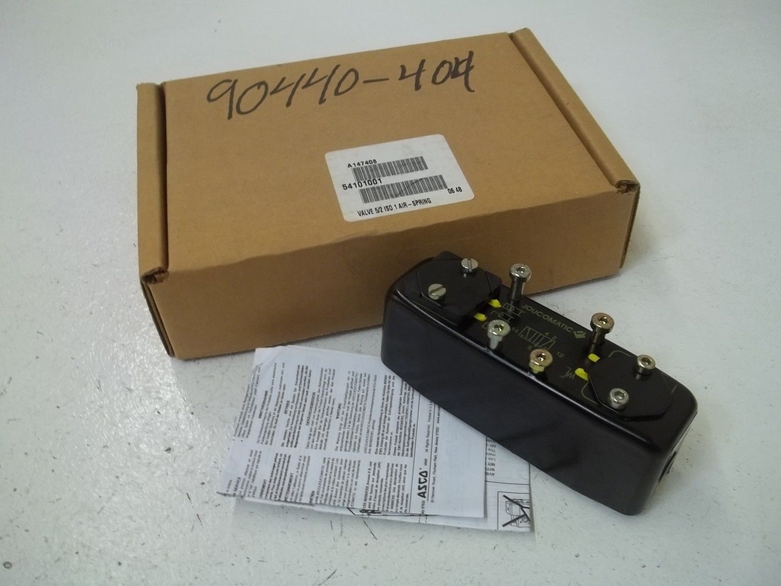 ASCO 54101001 SOLENOID VALVE *NEW IN BOX*
