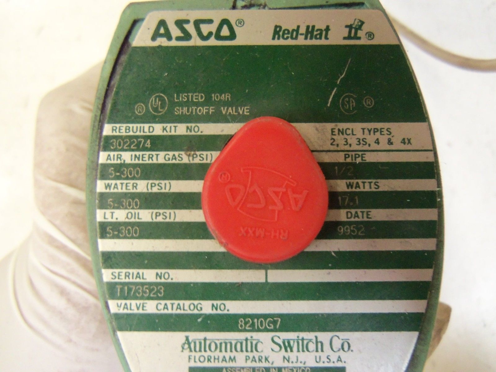 ASCO 8210G7 *USED*