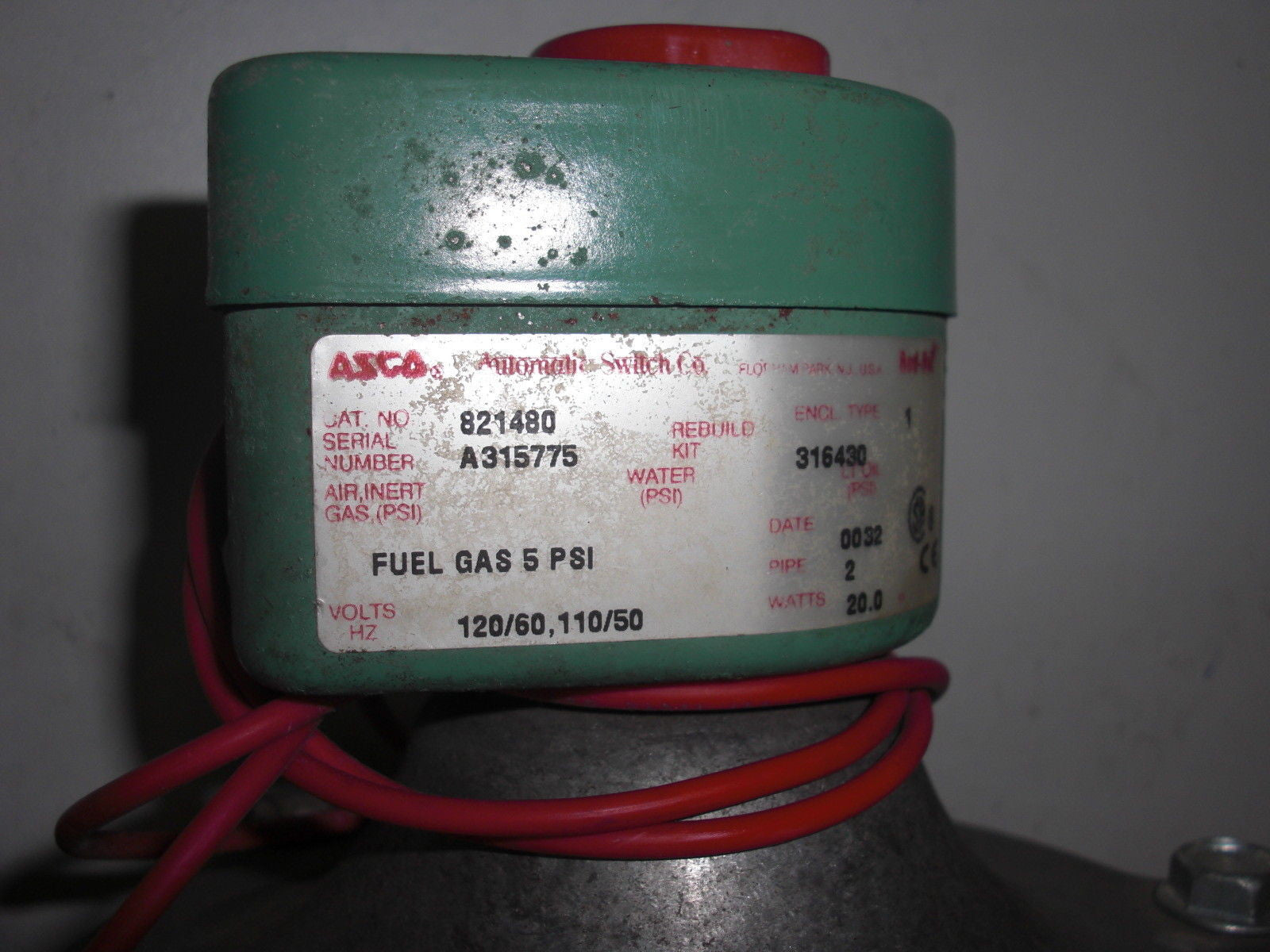 ASCO 821480 *USED*
