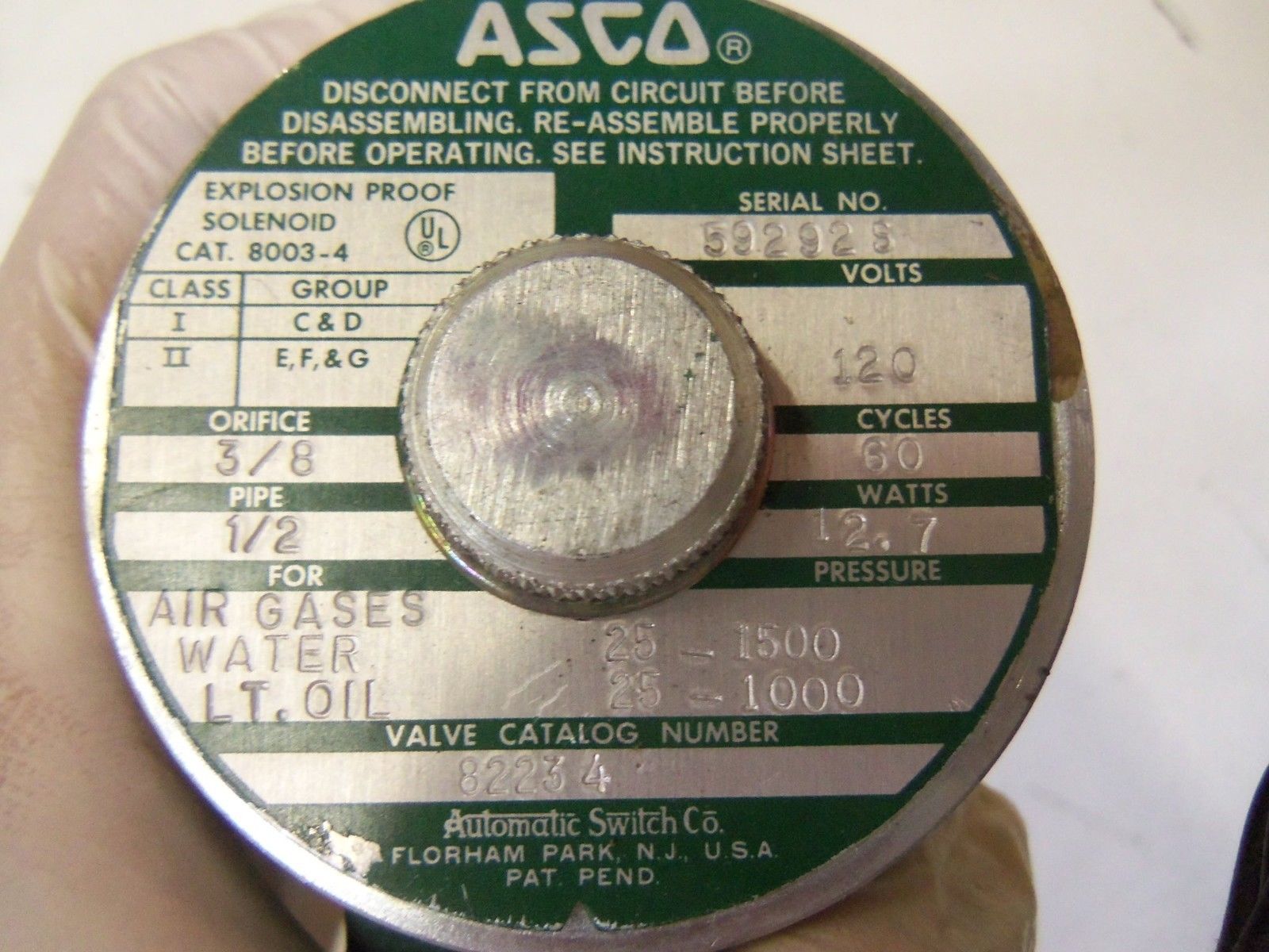 ASCO 82234 *NEW NO BOX*