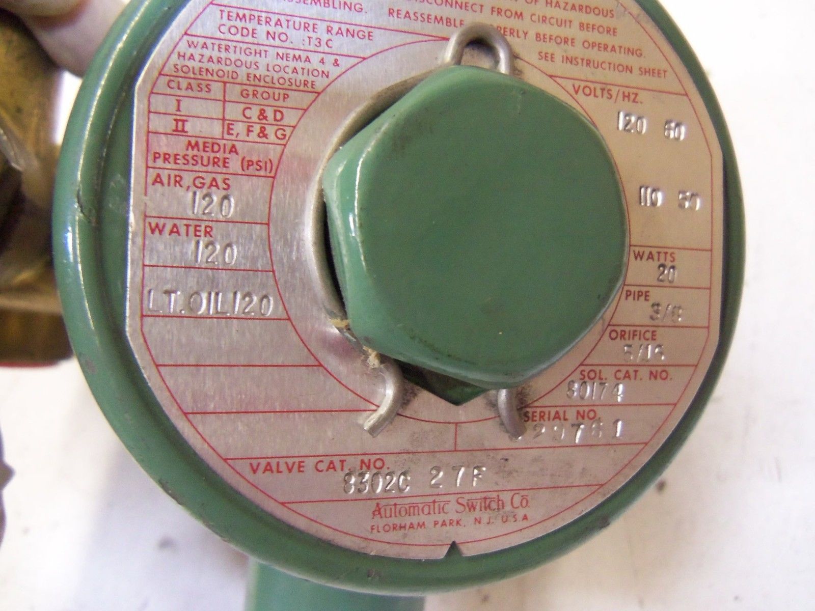 ASCO 8302C 27F *USED*