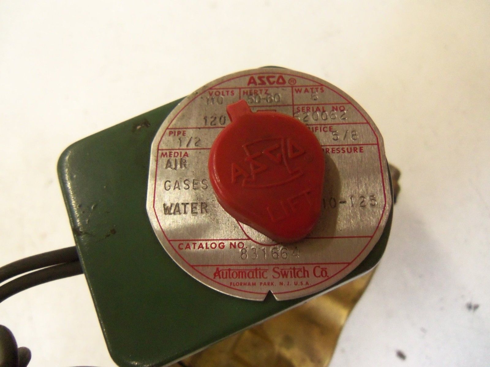 ASCO 831664 *USED*