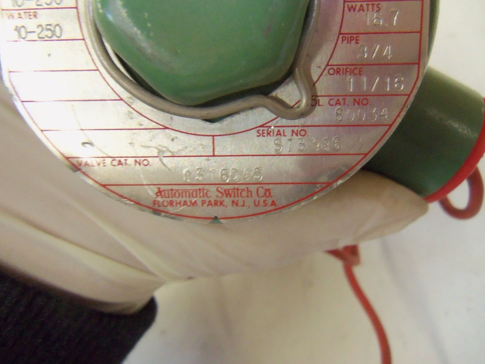 ASCO 8316D45 *USED*