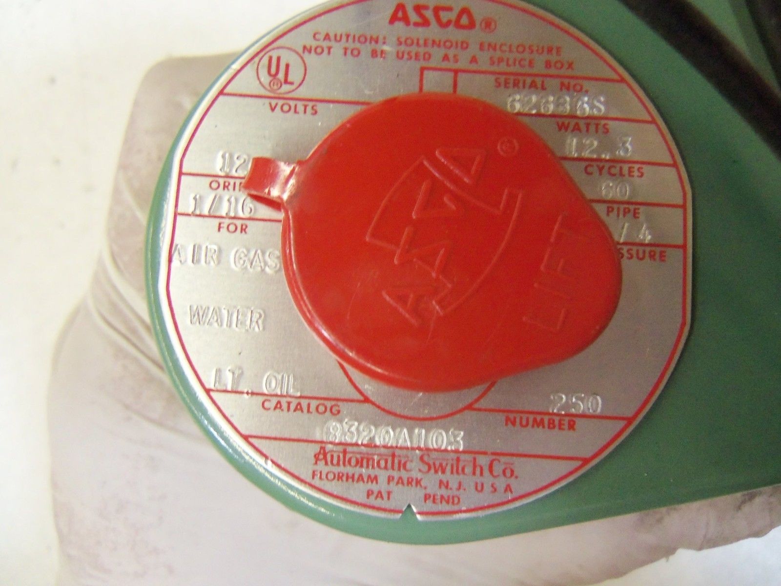 ASCO 8320A103 *USED*