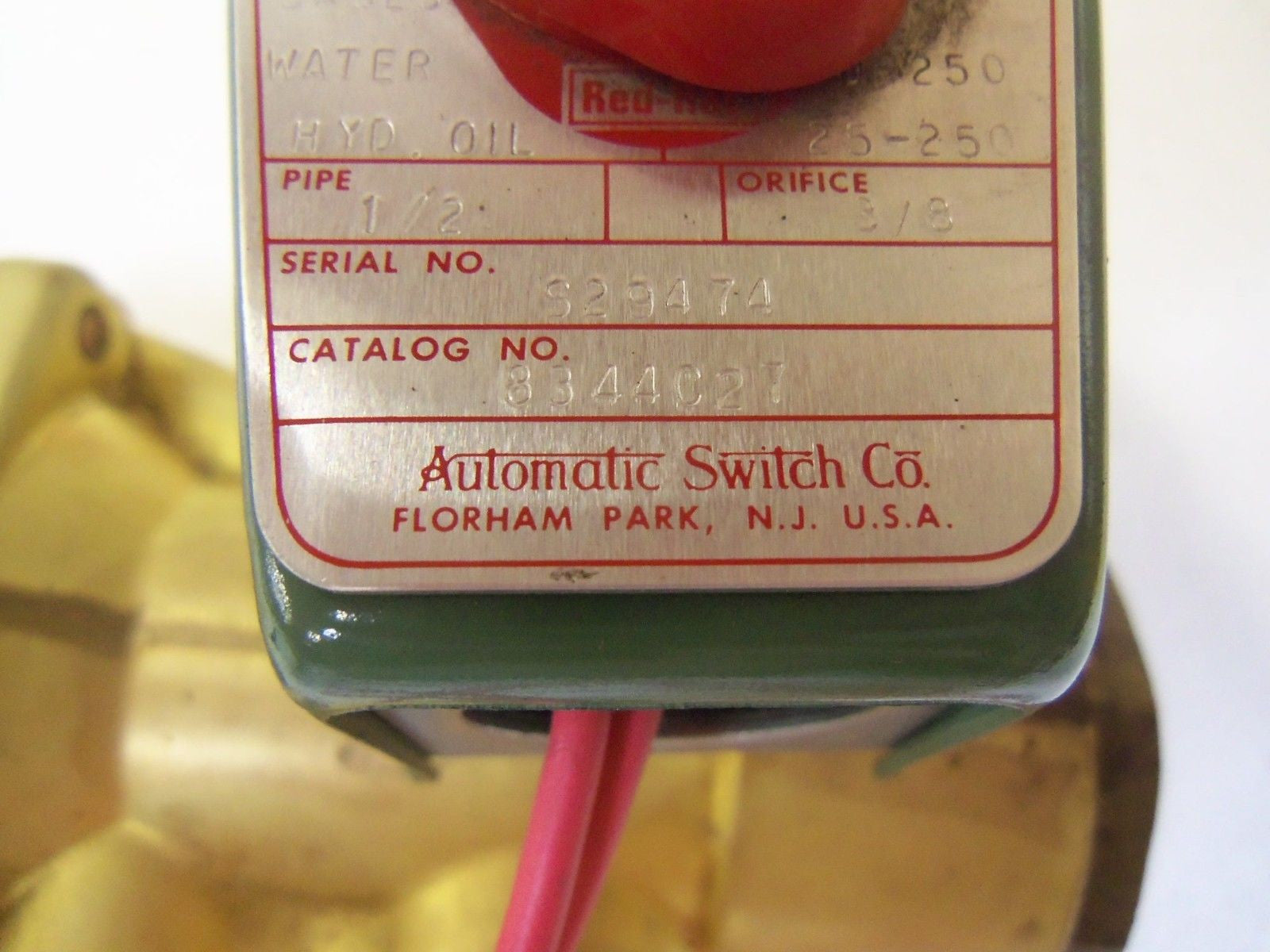 ASCO 8344C27 *USED*