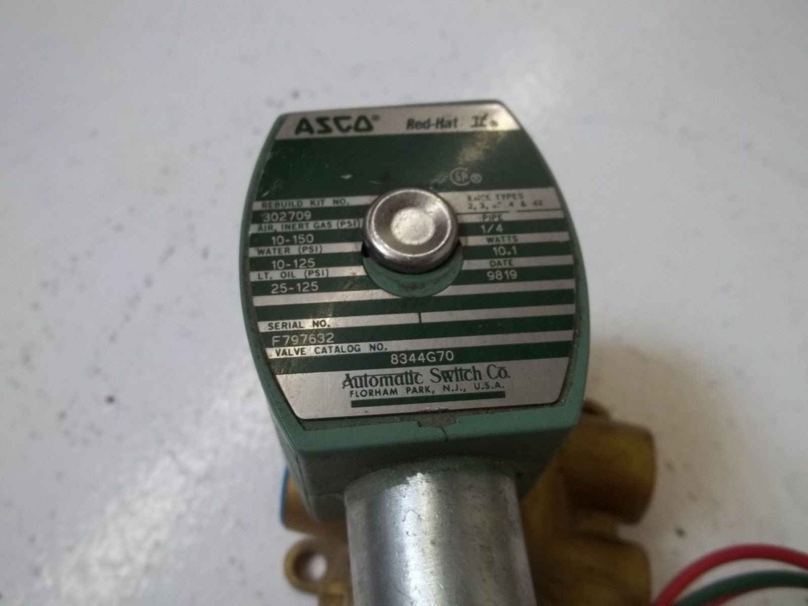 ASCO 8344G70 *USED*