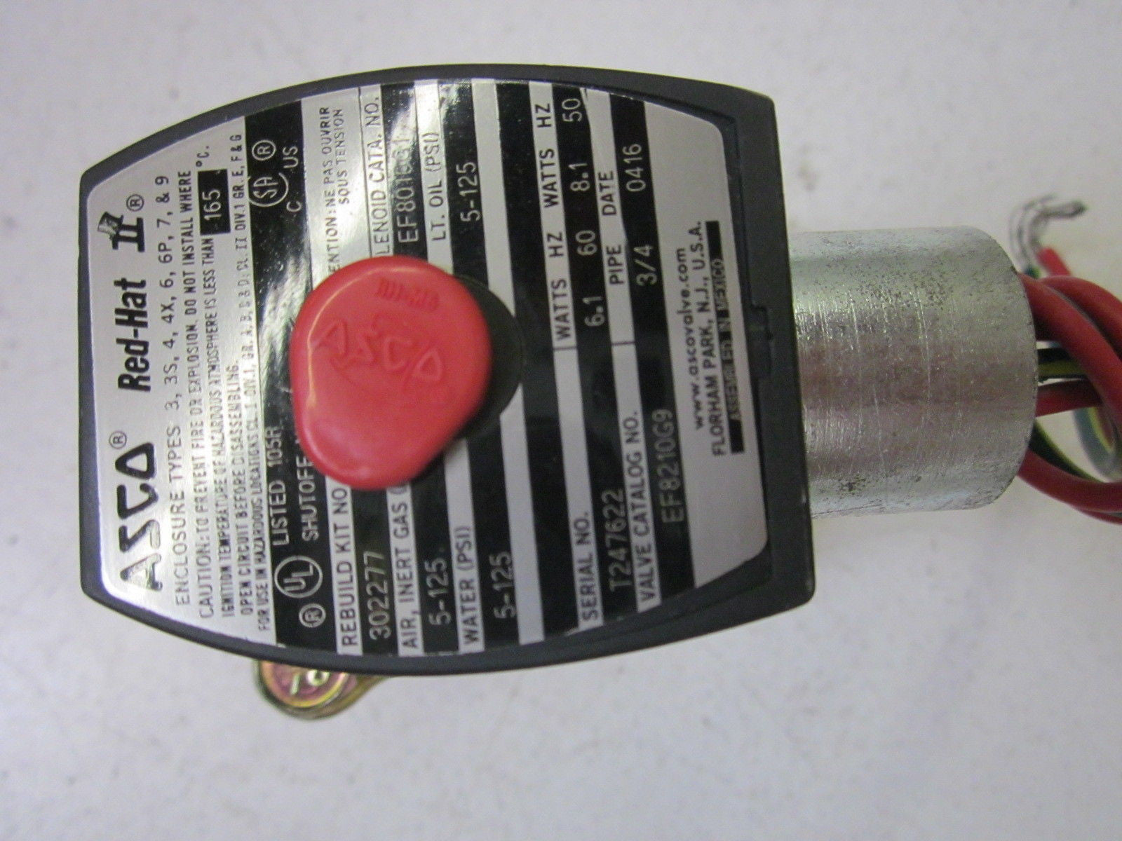 ASCO EF8210G9 *USED*