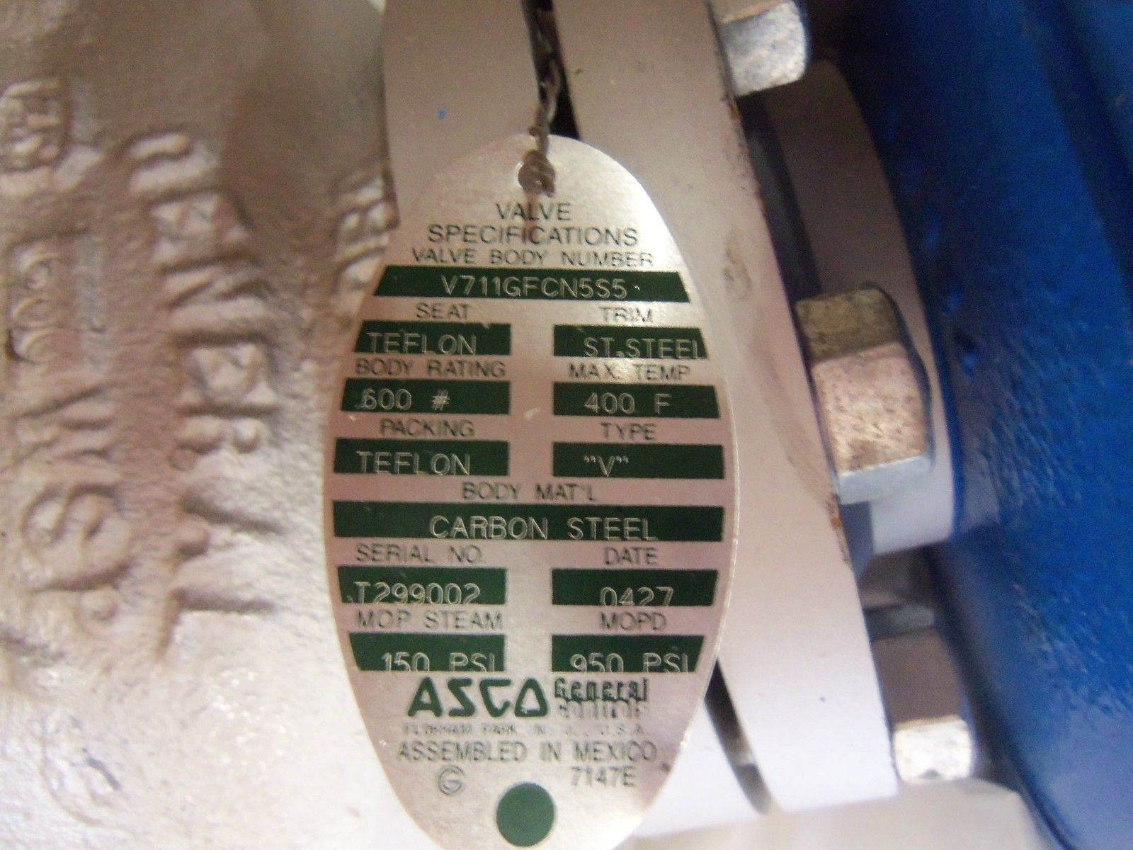 ASCO H34Z1974 VALVE *NEW IN BOX*
