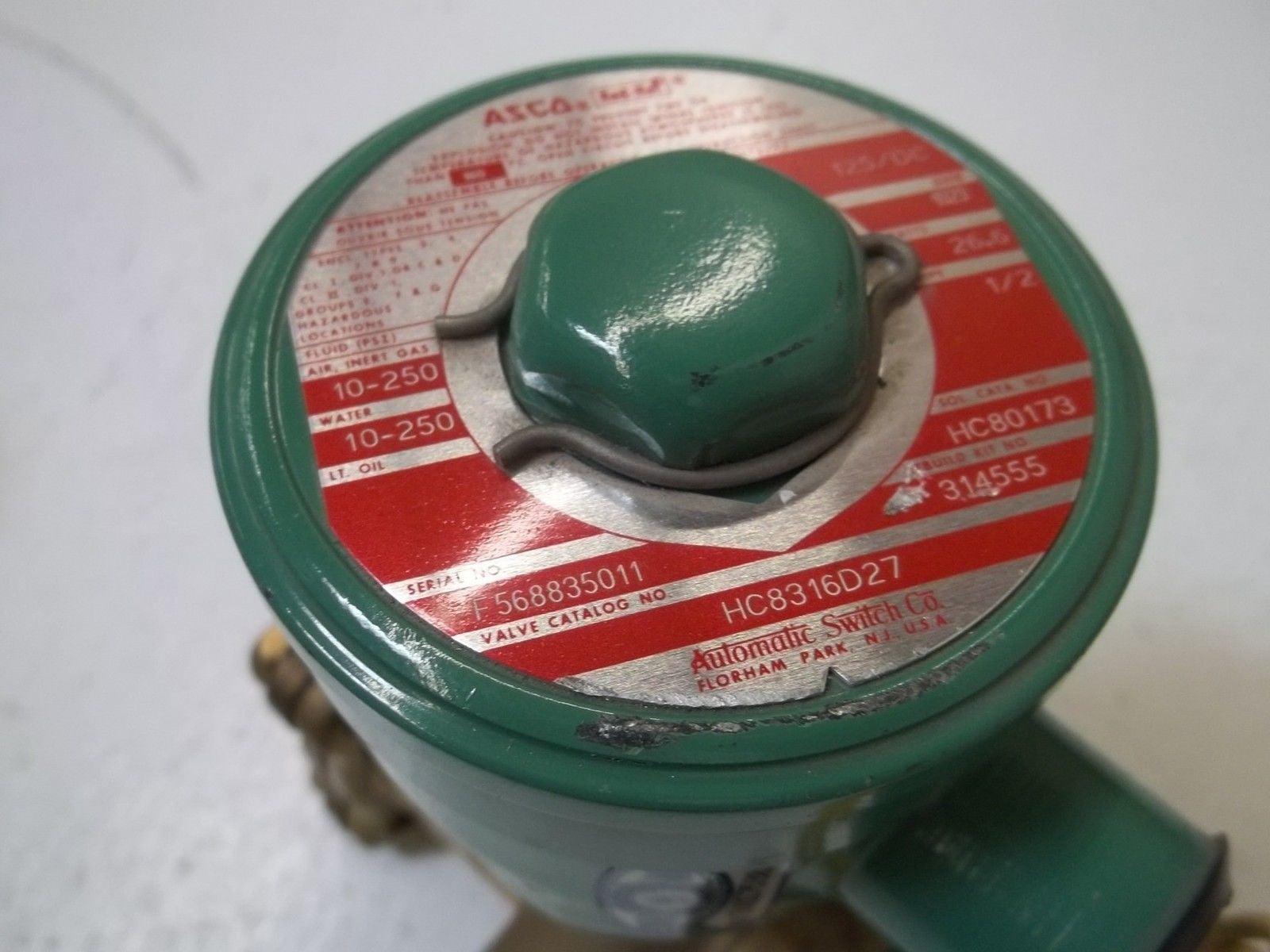 ASCO HC8316D27 *USED*