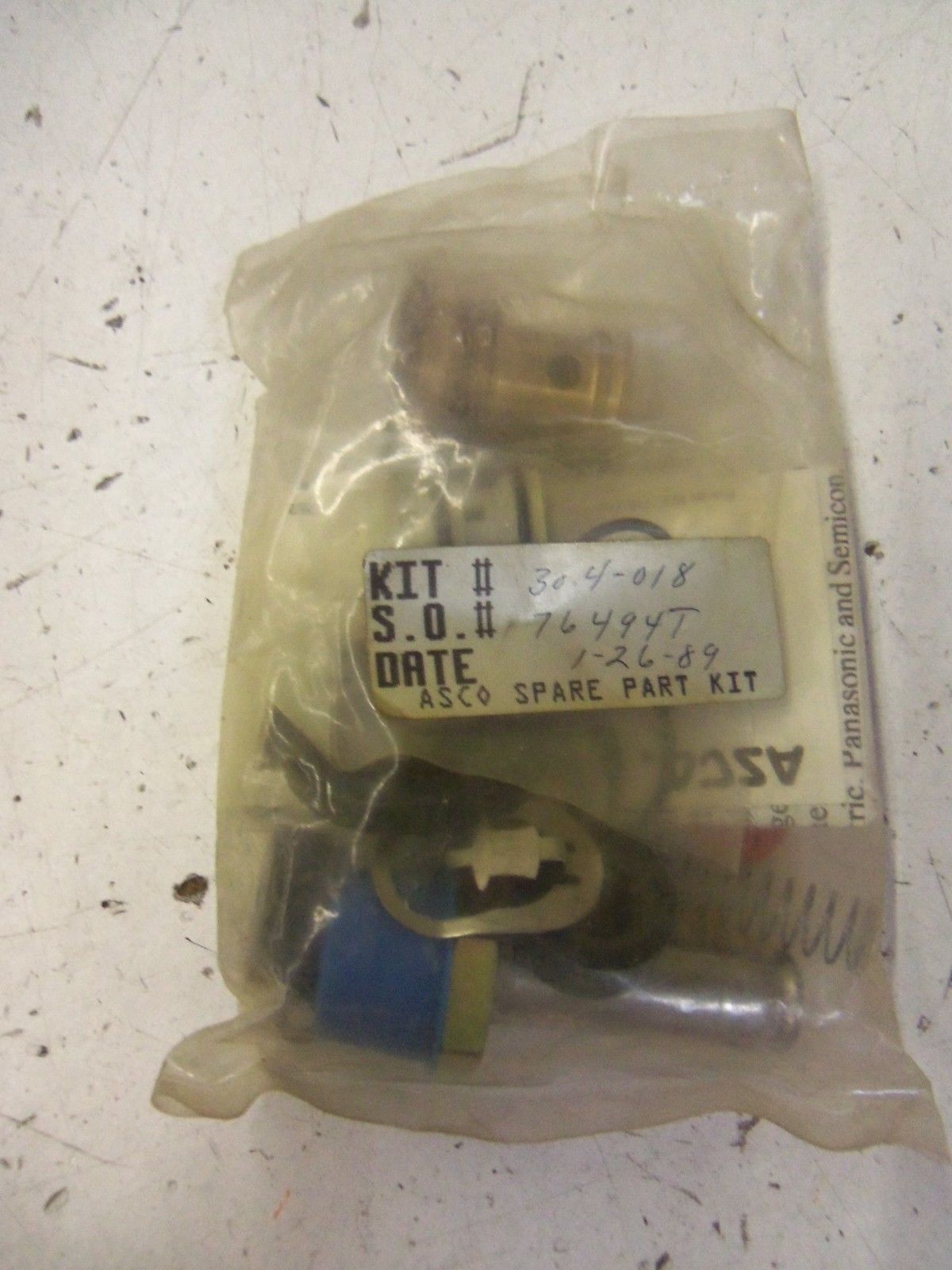 ASCO KIT 304-018 *USED*