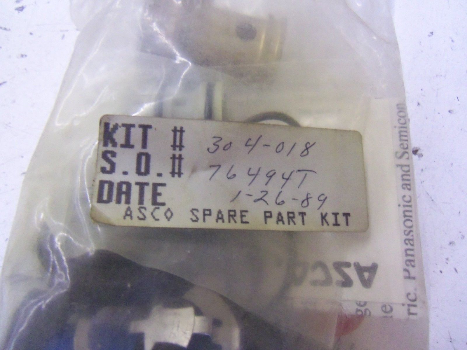 ASCO KIT 304-018 *USED*