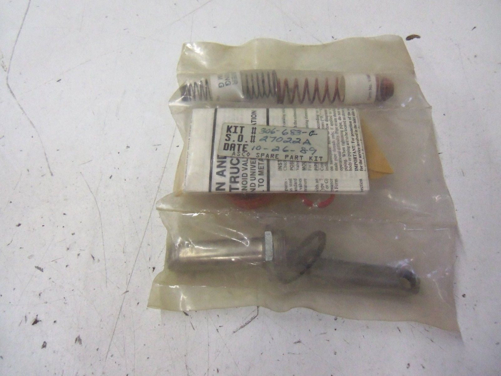 ASCO KIT 306-683-G *NEW IN BAG*