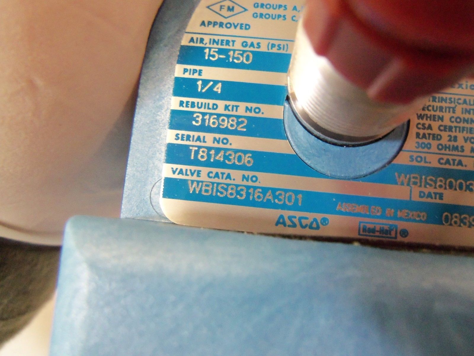ASCO WBIS8316A301 *NEW IN BOX*
