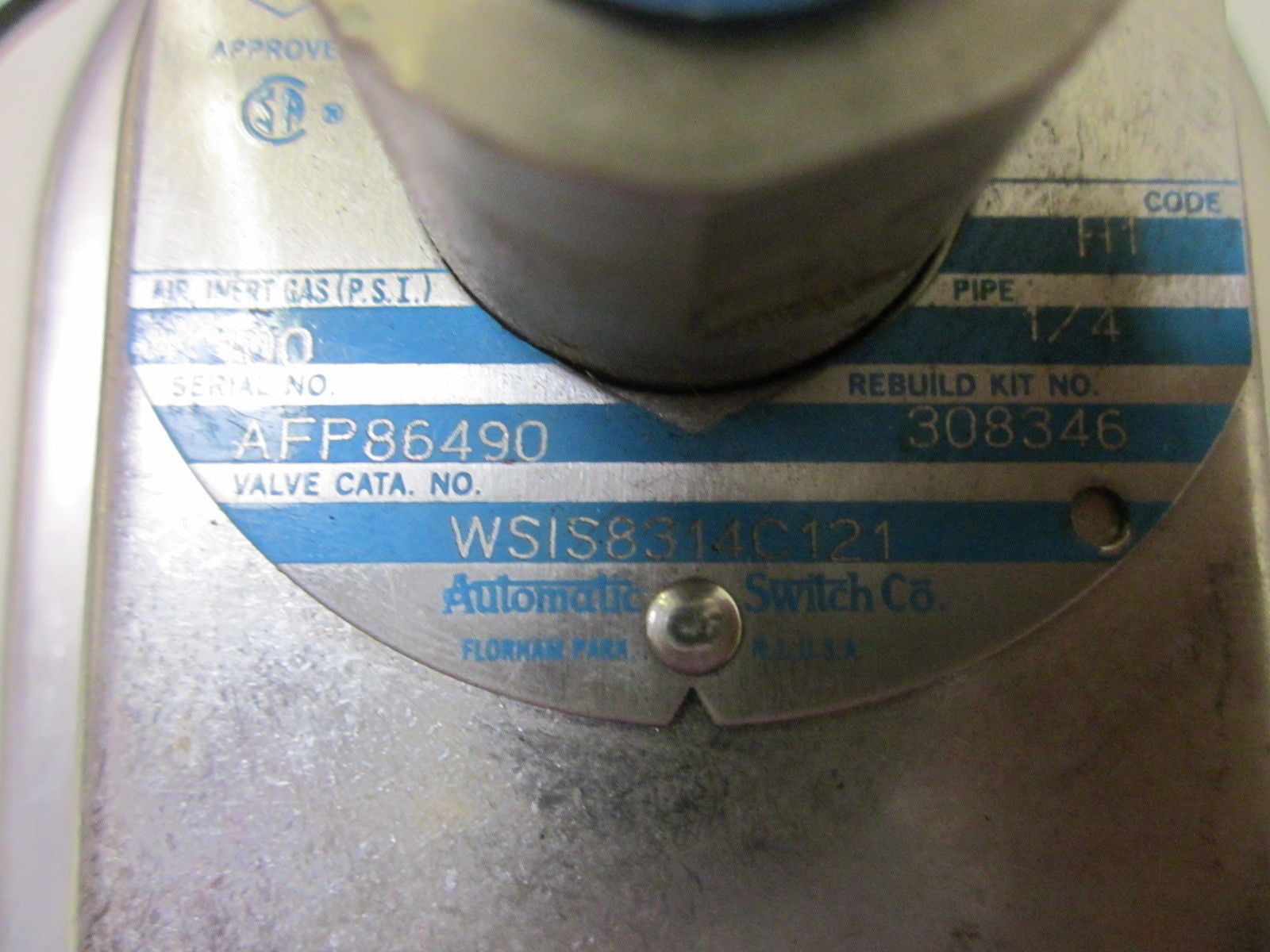 ASCO WSIS8314C121 *USED*