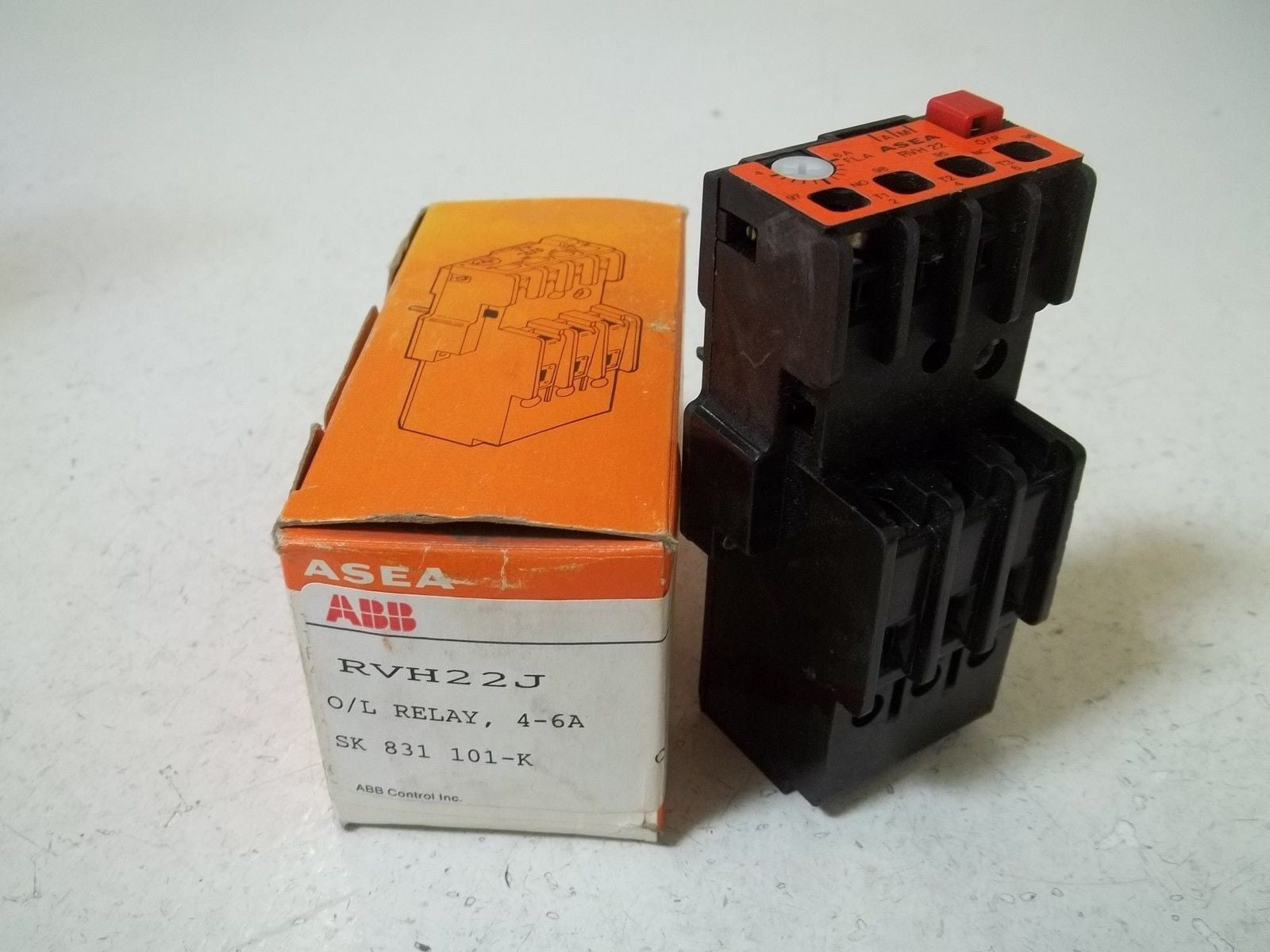 ASEA RVH22J O/L RELAY, 4-6A *NEW IN BOX*