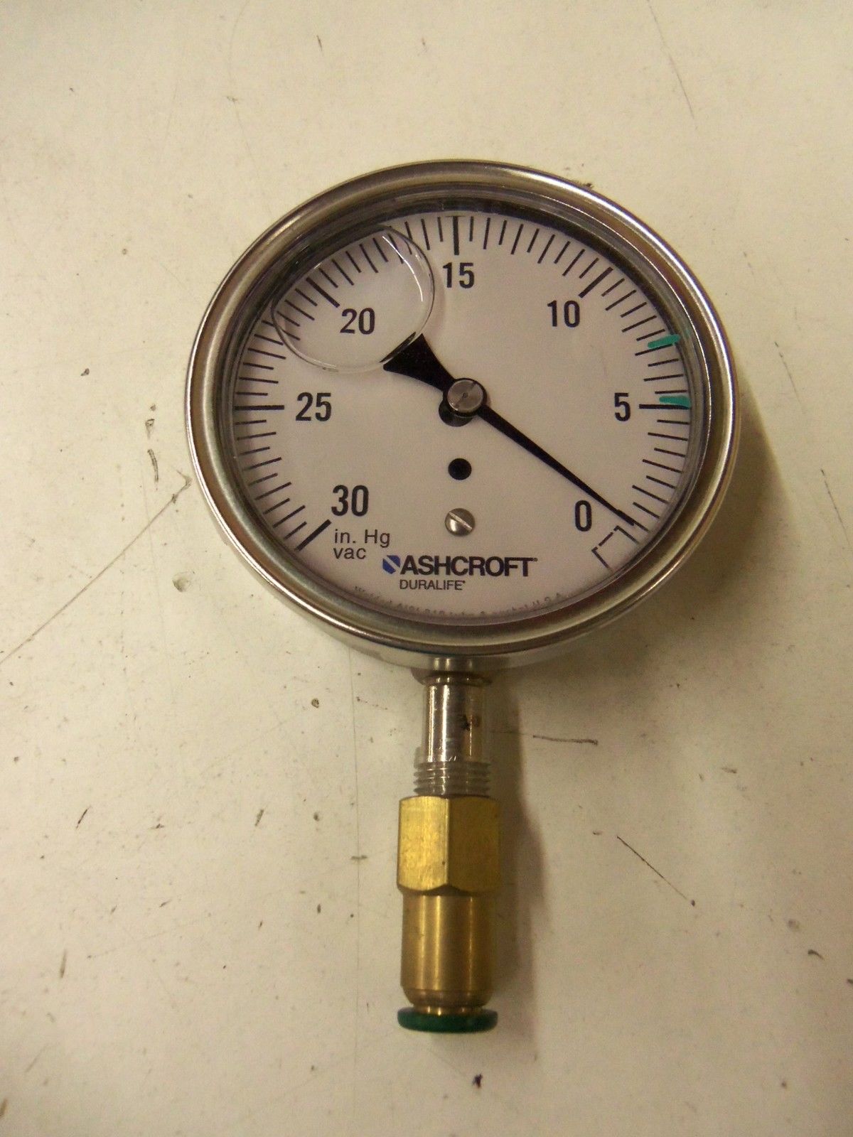 ASHCROFT 0-30 IN. Hg VAC *USED*