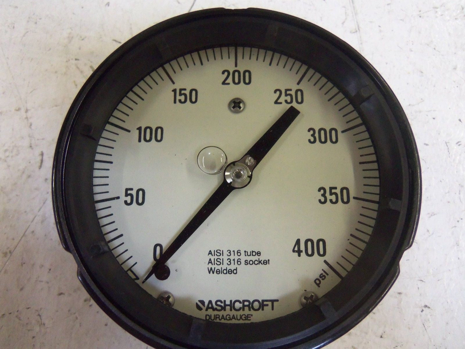 ASHCROFT 0-400 PSI GAUGE *USED*