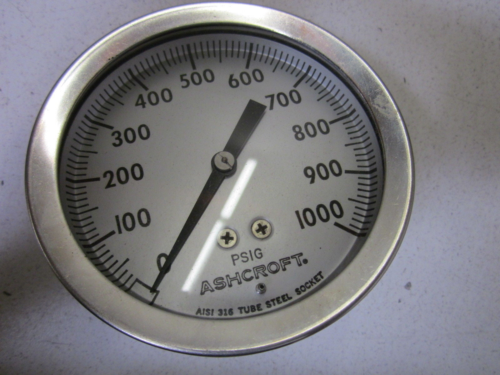 ASHCROFT 351009DH02B-1000# PRESSURE GAUGE 0-1000 PSI *NEW IN BOX*