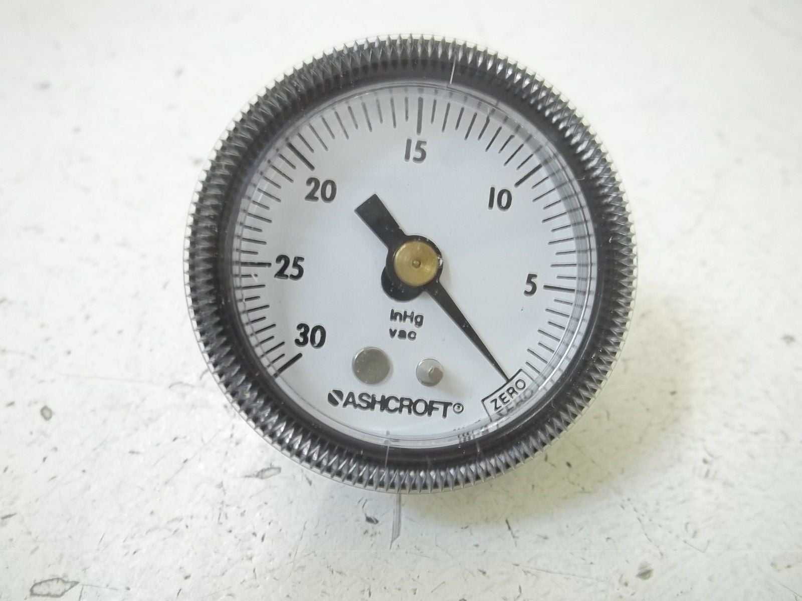 ASHCROFT 15W1001TH01BXUCVAC PRESSURE GAUGE 0-30"Hg VAC *NEW IN BOX*