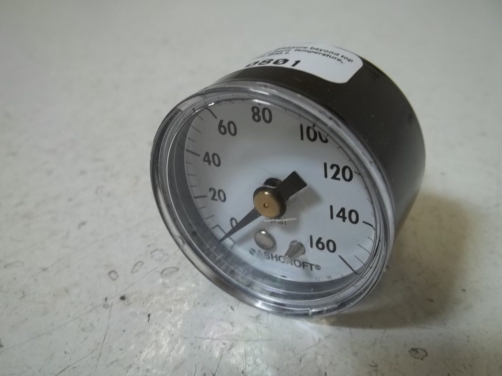 ASHCROFT 15W1005H01B-160# PRESSURE GAUGE 0-160 PSI *NEW IN BOX*