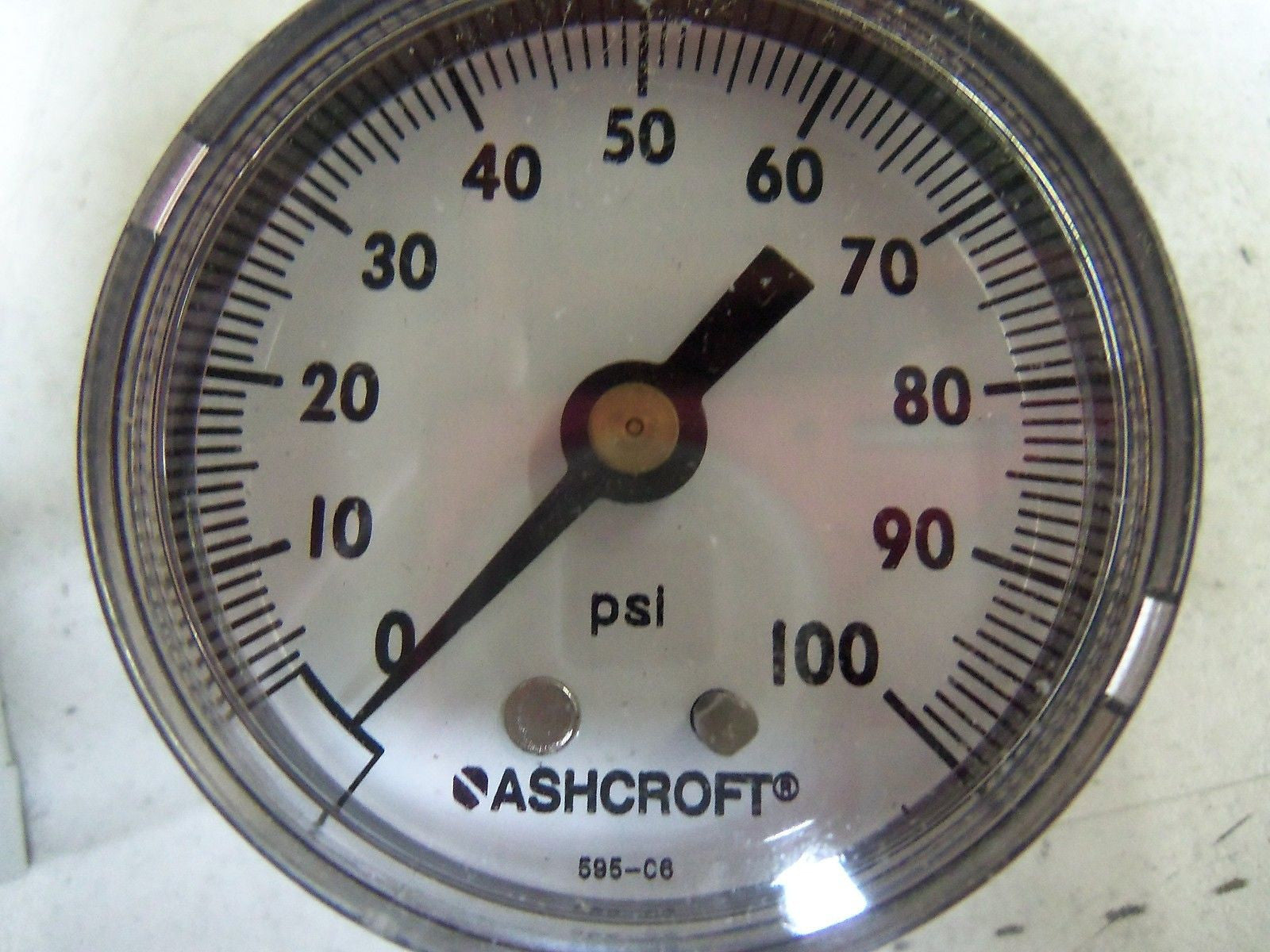 ASHCROFT 20W1005PH02B100# PRESSURE GAUGE 0-100 PSI *NEW IN BOX*