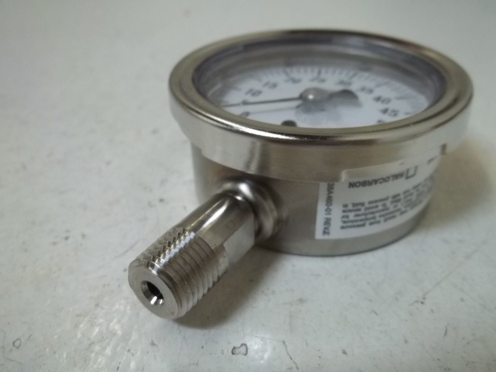 ASHCROFT 251009SW02L-60#XLJWP PRESSURE GAUGE 0-60 PSI *NEW IN BOX*