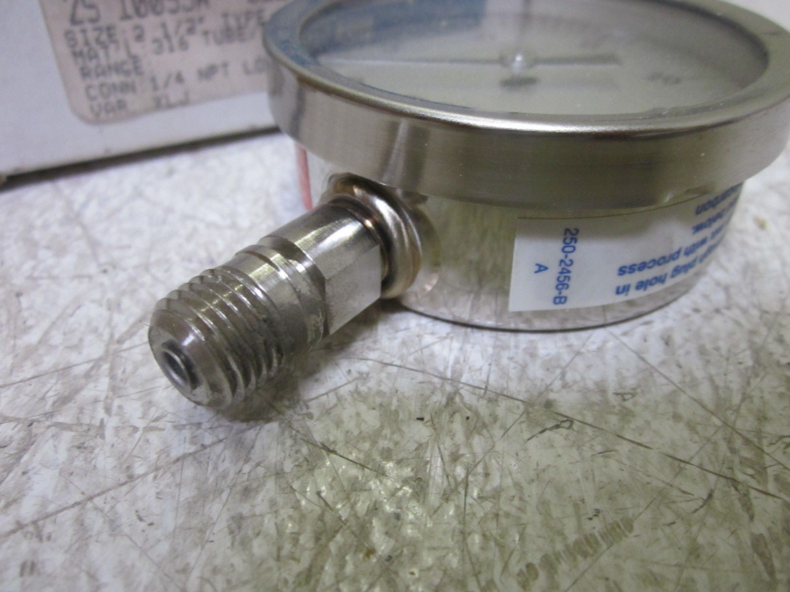 ASHCROFT 251009SW02L-30# PRESSURE GAUGE 0-30 PSI *NEW IN BOX*