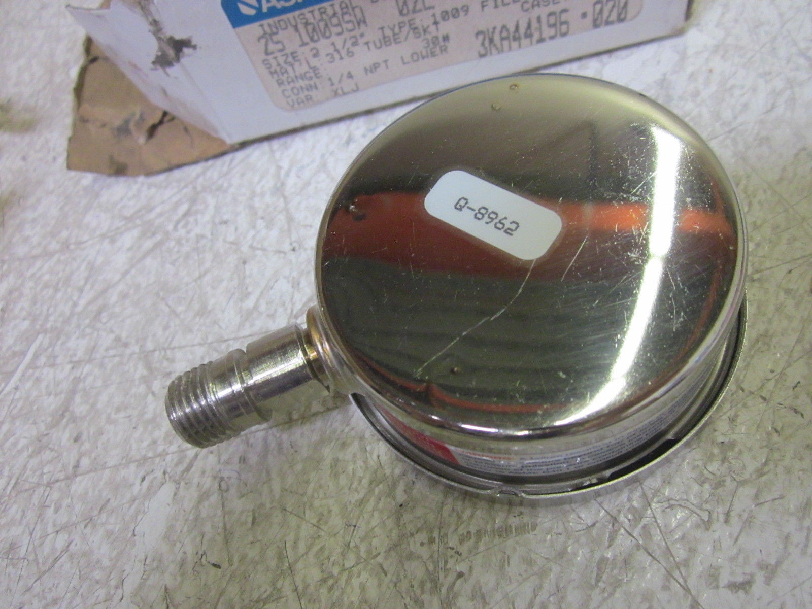 ASHCROFT 251009SW02L-30# PRESSURE GAUGE 0-30 PSI *NEW IN BOX*