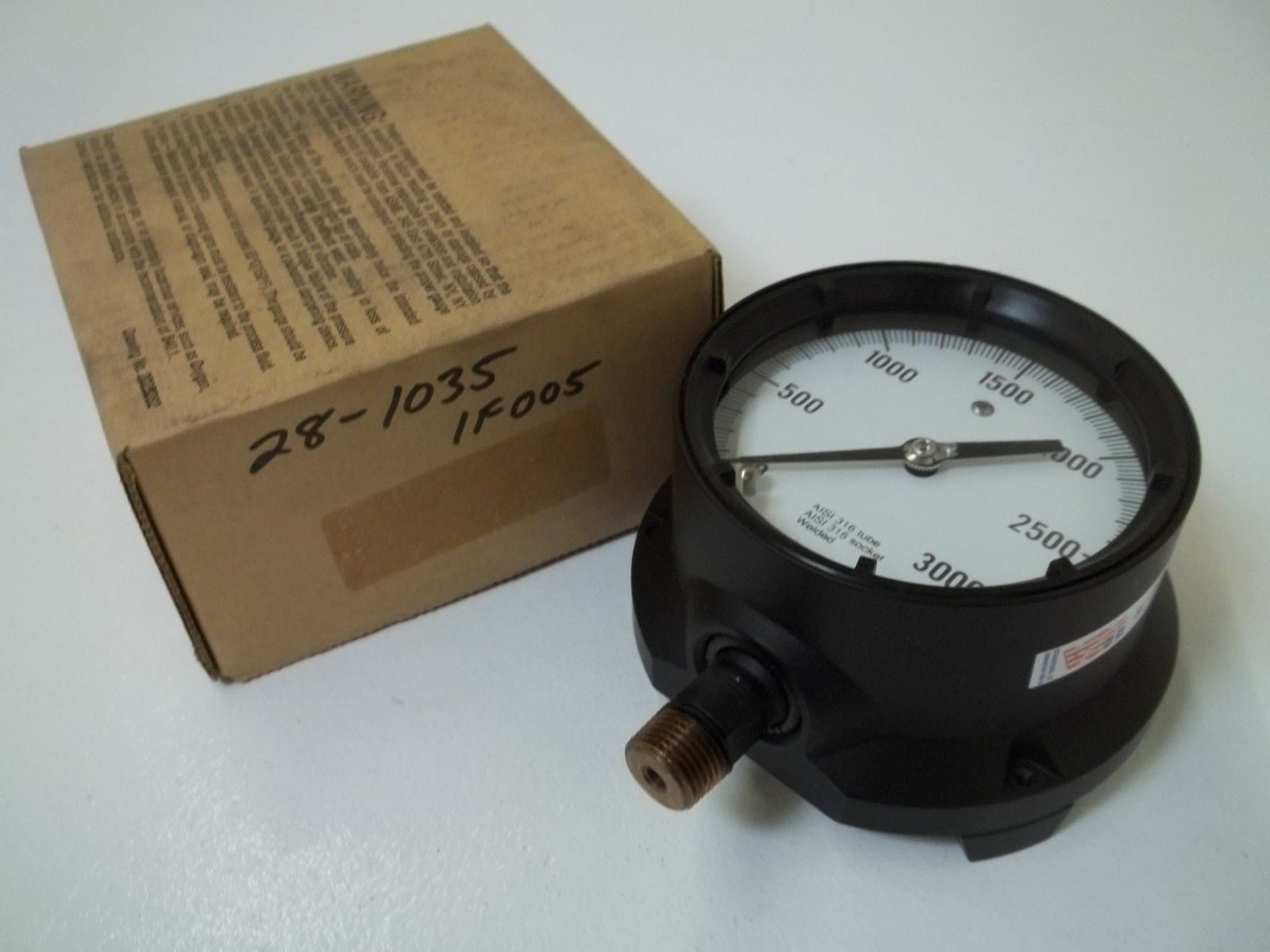 ASHCROFT 28-10351F005 DURAGAUGE 0-3000PSI *NEW IN BOX*