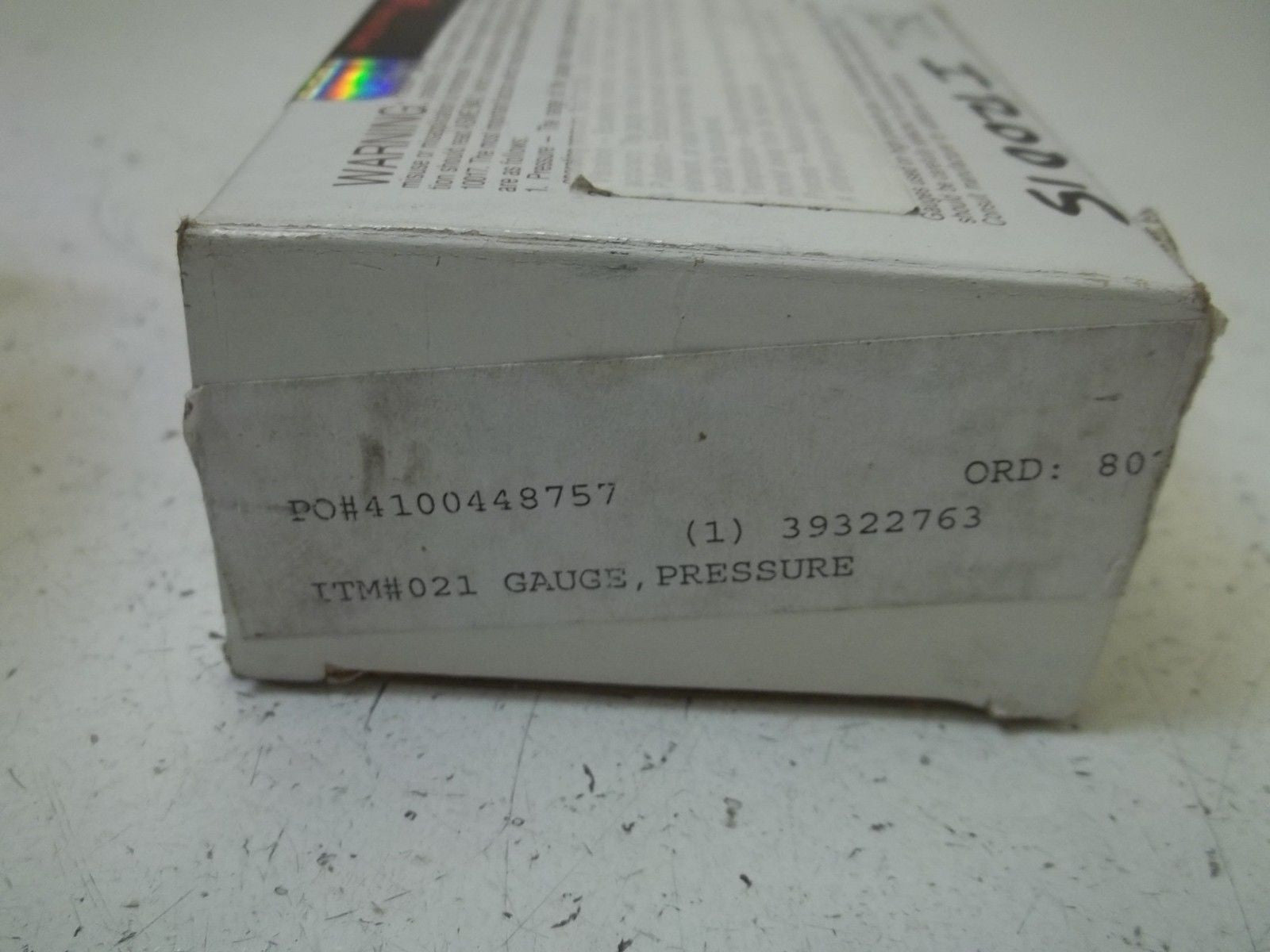 ASHCROFT 39322763 GAUGE PRESSURE 0-10PSI *NEW IN BOX*