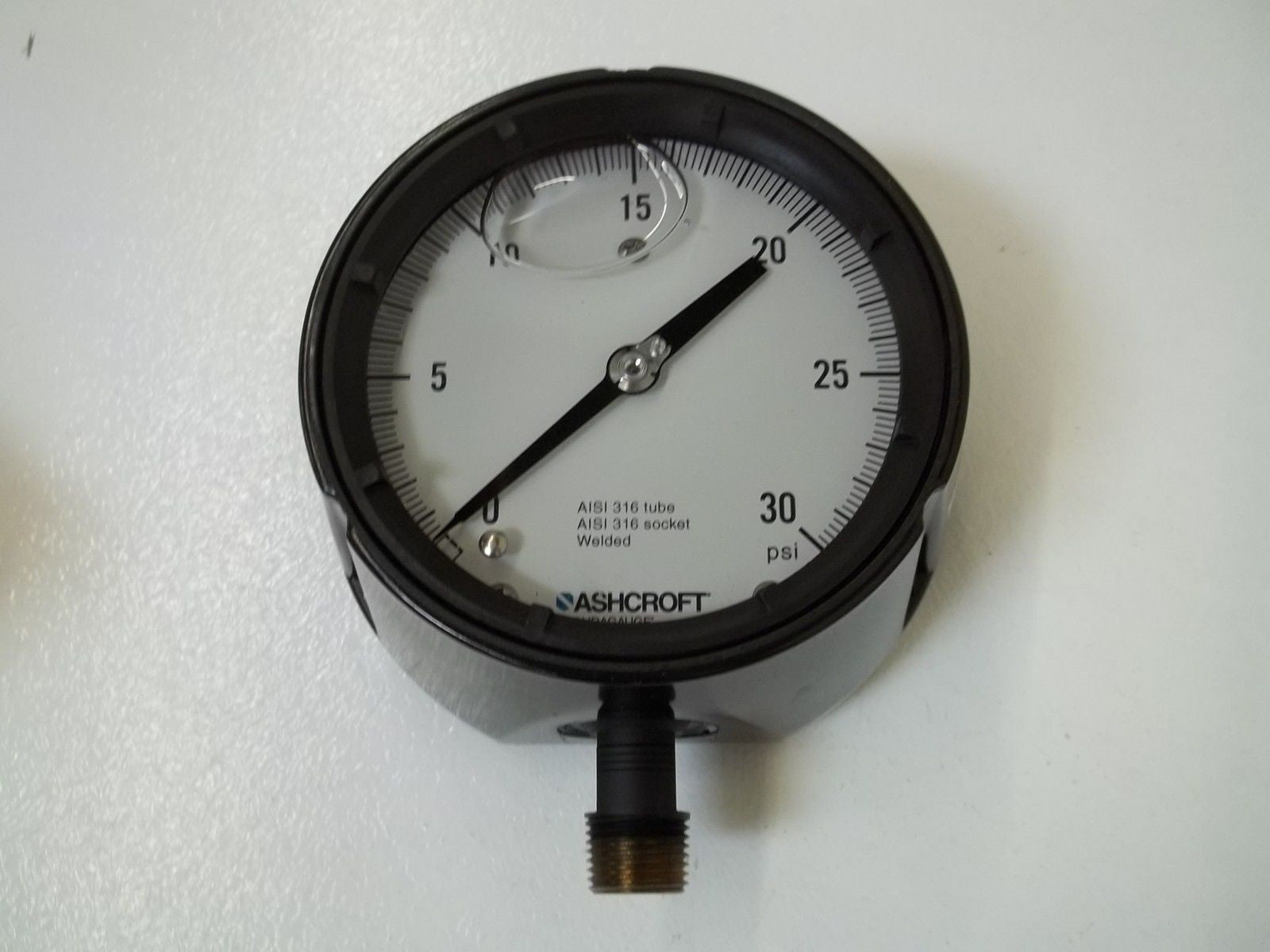 ASHCROFT 451279SSL04L-30# DURAGAUGE 0-30 PSI *NEW IN BOX*