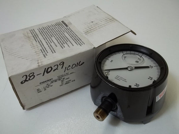 ASHCROFT 451279SSL04L-30# DURAGAUGE 0-30 PSI *NEW IN BOX*