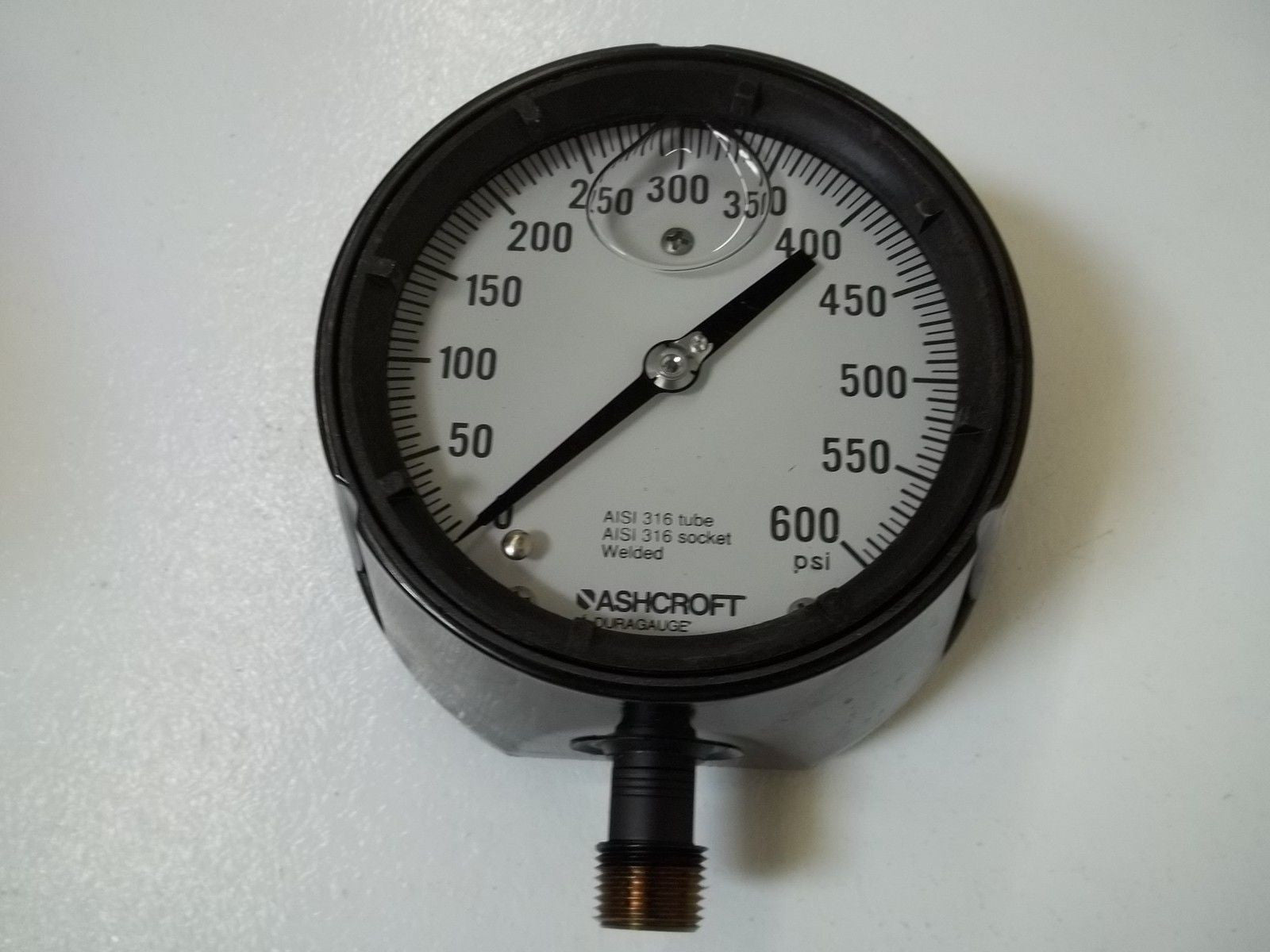 ASHCROFT 451279SSL04L-600# DURAGAUGE 0-600 PSI *NEW IN BOX*