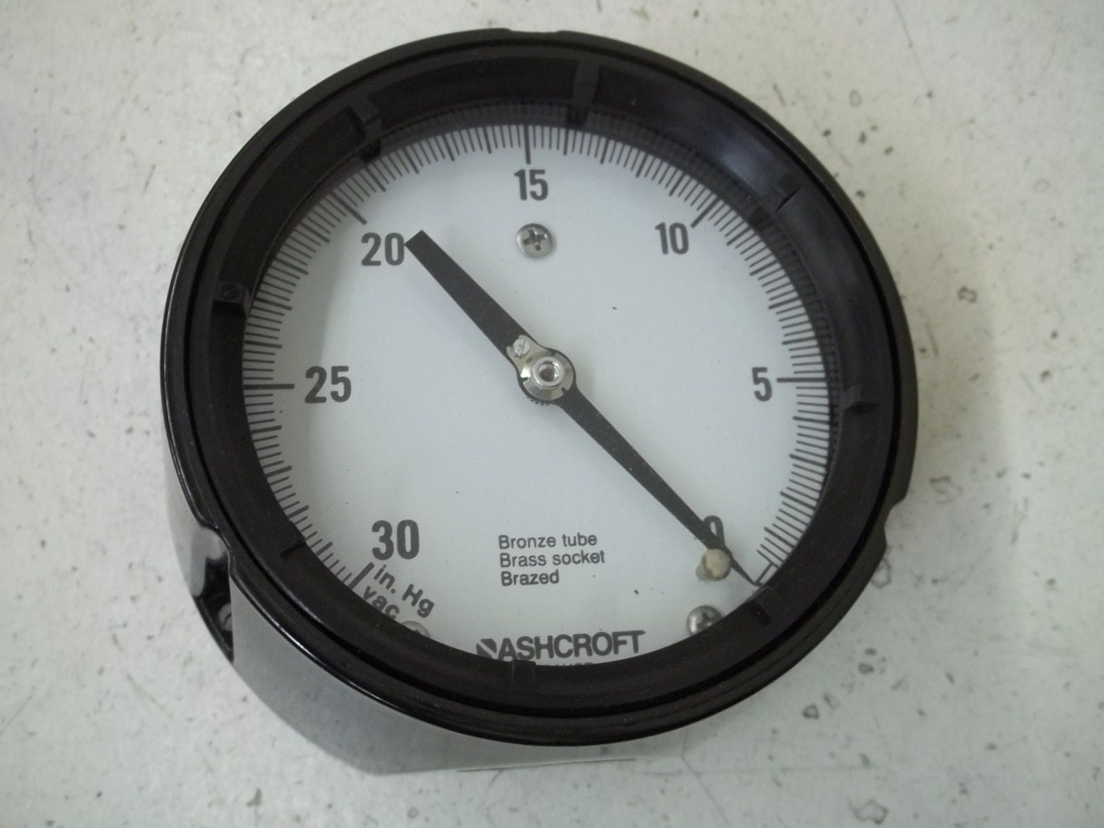 ASHCROFT 451279AS02B-30/0IMV PRESSURE GAUGE 30-0 IMV *NEW IN BOX*
