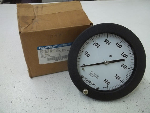ASHCROFT 601377AS02B-800# DURAGAUGE 0-800 PSI *NEW IN BOX*