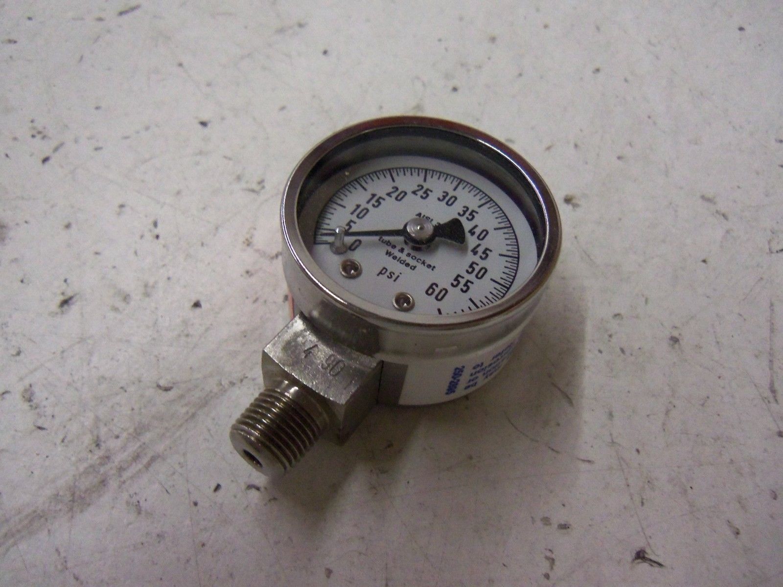 ASHCROFT PRESSURE GAUGE 60PSI *NEW NO BOX*
