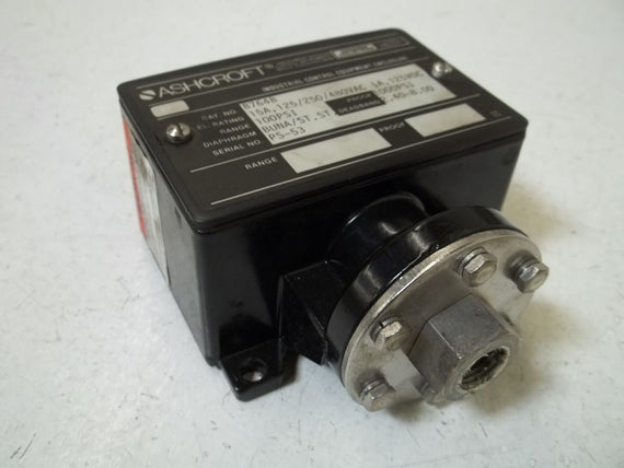 ASHCROFT B764B PRESSURE SWITCH 100PSI *USED*