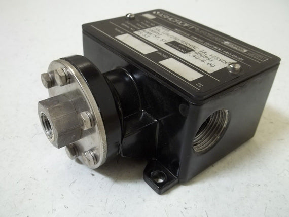 ASHCROFT B764B PRESSURE SWITCH 100PSI *USED*
