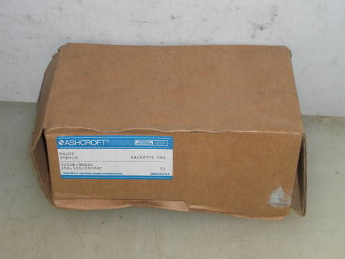 ASHCROFT D420V PRESSURE SWITCH *NEW IN BOX*