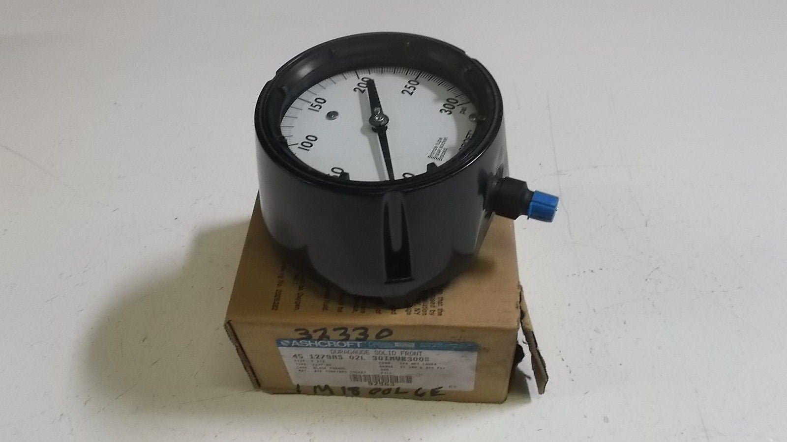 ASHCROFT 4510279AS02L-30IMV&300# DURAGAUGE 30-0 IMV 0-300 PSI *NEW IN BOX*