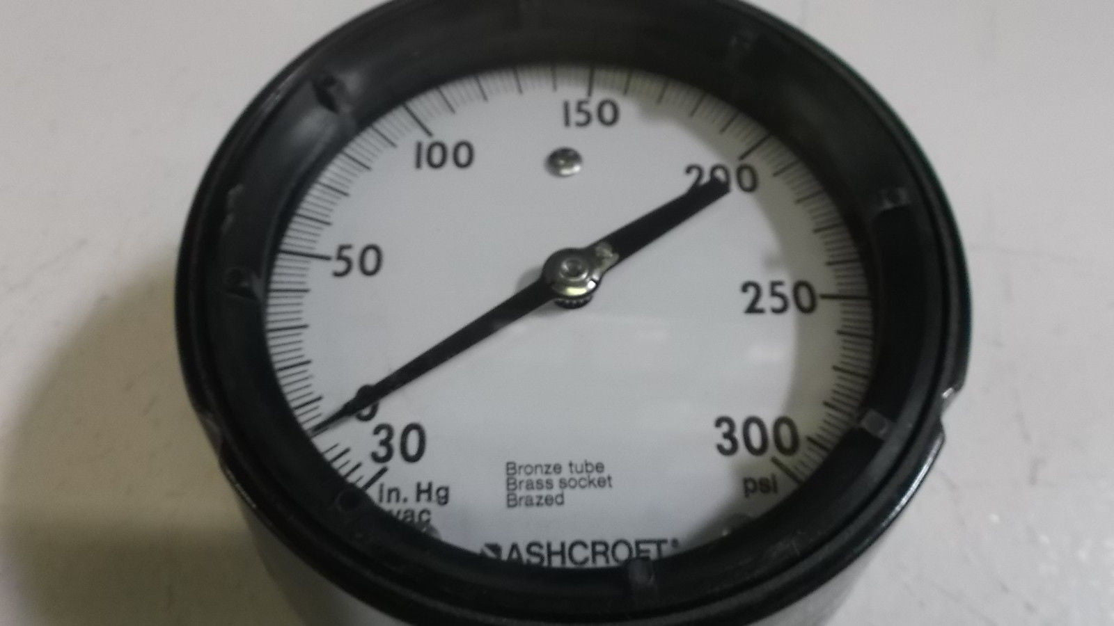 ASHCROFT 4510279AS02L-30IMV&300# DURAGAUGE 30-0 IMV 0-300 PSI *NEW IN BOX*