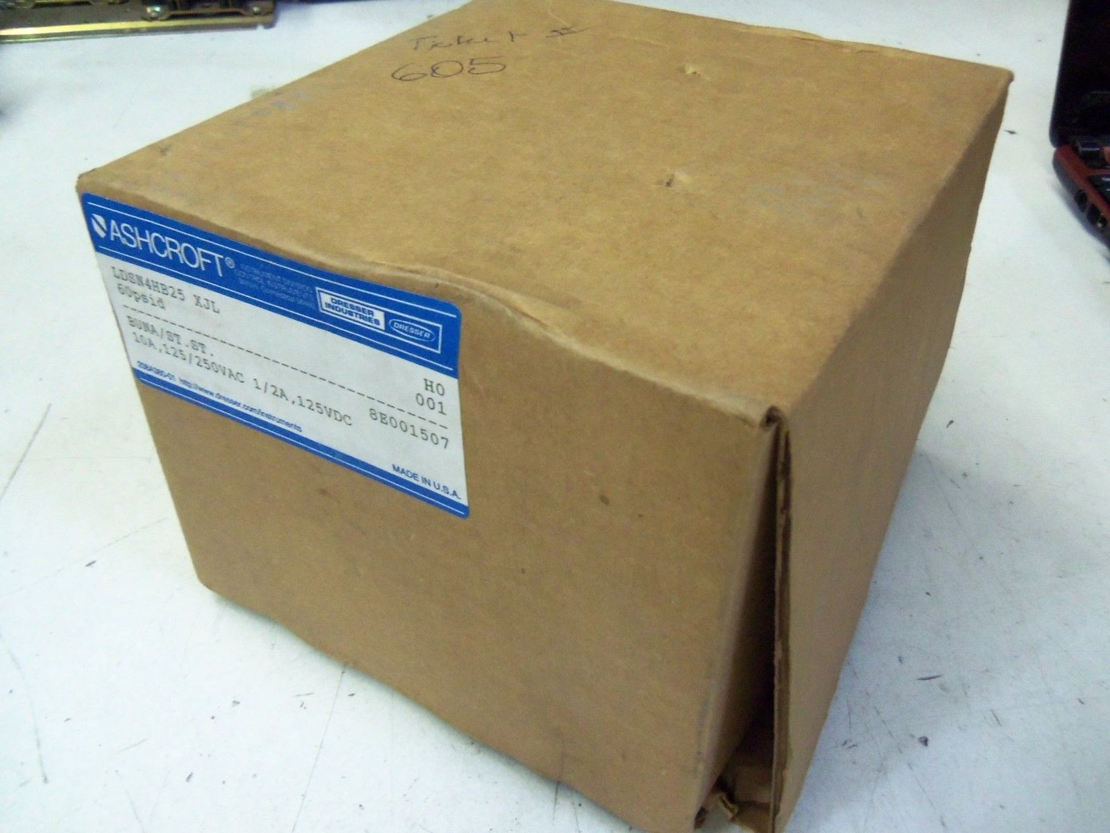 ASHCROFT LDSN4HB25 XJL *NEW IN BOX*