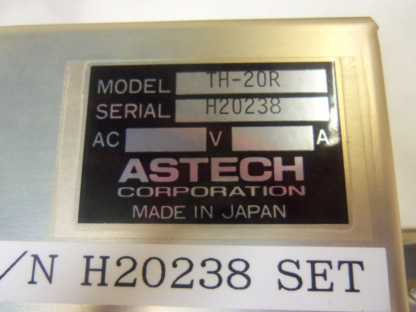 ASTECH TH-20R *USED*